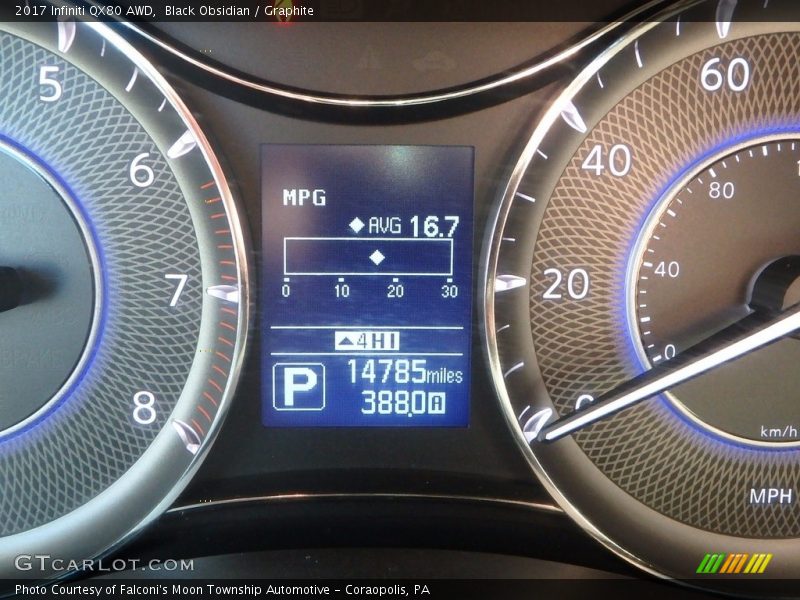 Black Obsidian / Graphite 2017 Infiniti QX80 AWD
