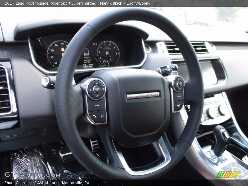 Narvik Black / Ebony/Ebony 2017 Land Rover Range Rover Sport Supercharged