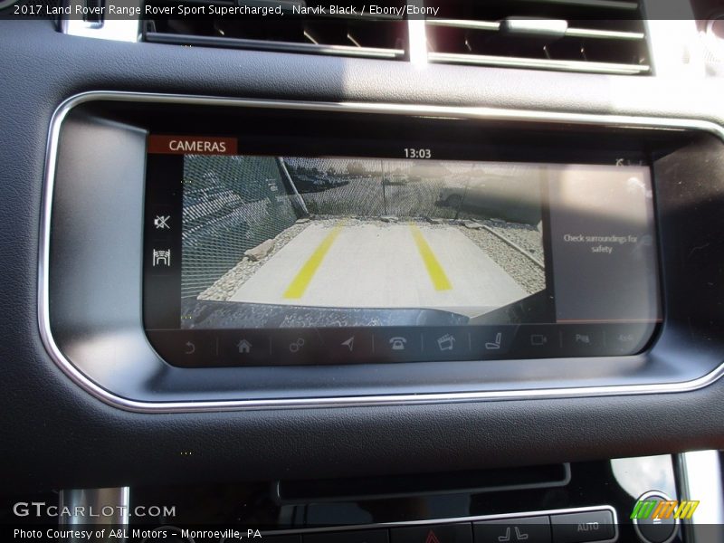 Narvik Black / Ebony/Ebony 2017 Land Rover Range Rover Sport Supercharged