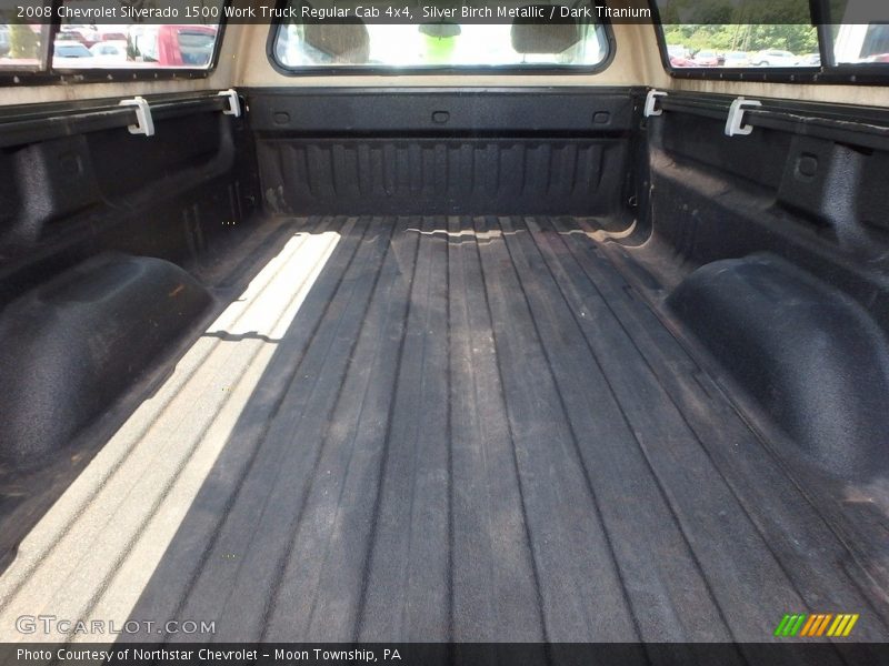 Silver Birch Metallic / Dark Titanium 2008 Chevrolet Silverado 1500 Work Truck Regular Cab 4x4