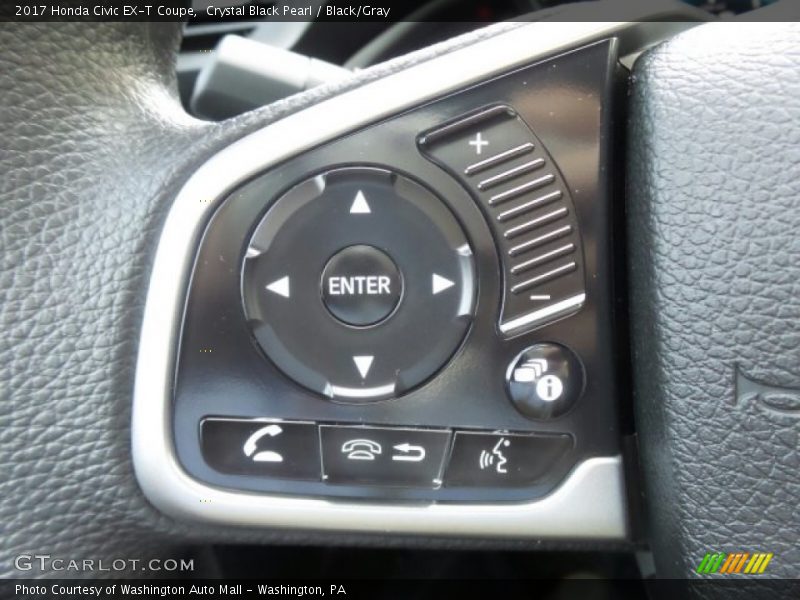 Controls of 2017 Civic EX-T Coupe