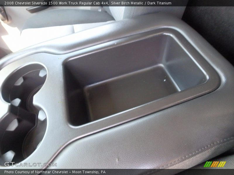 Silver Birch Metallic / Dark Titanium 2008 Chevrolet Silverado 1500 Work Truck Regular Cab 4x4