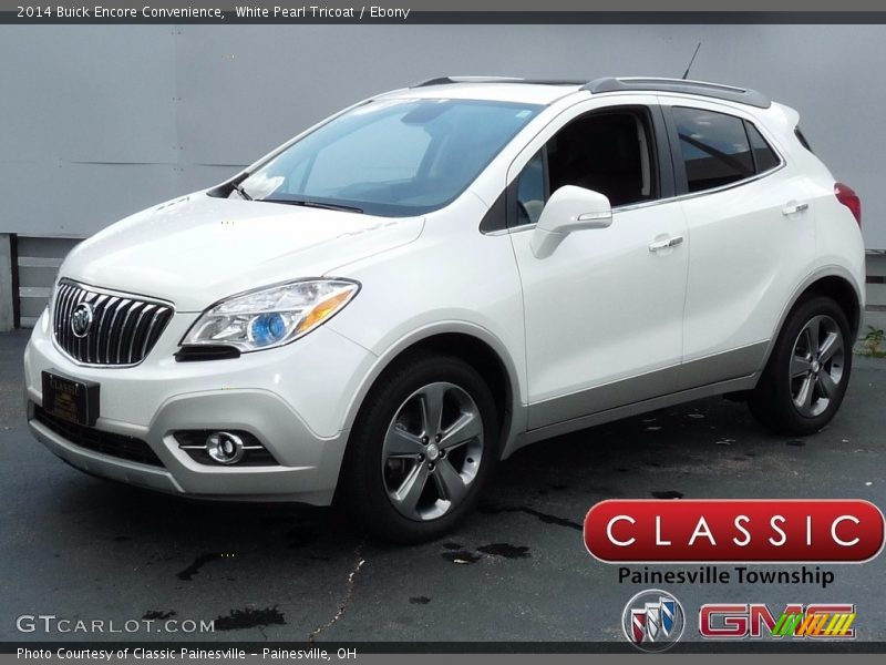 White Pearl Tricoat / Ebony 2014 Buick Encore Convenience