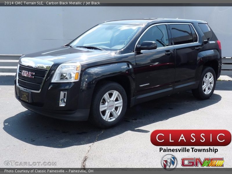 Carbon Black Metallic / Jet Black 2014 GMC Terrain SLE