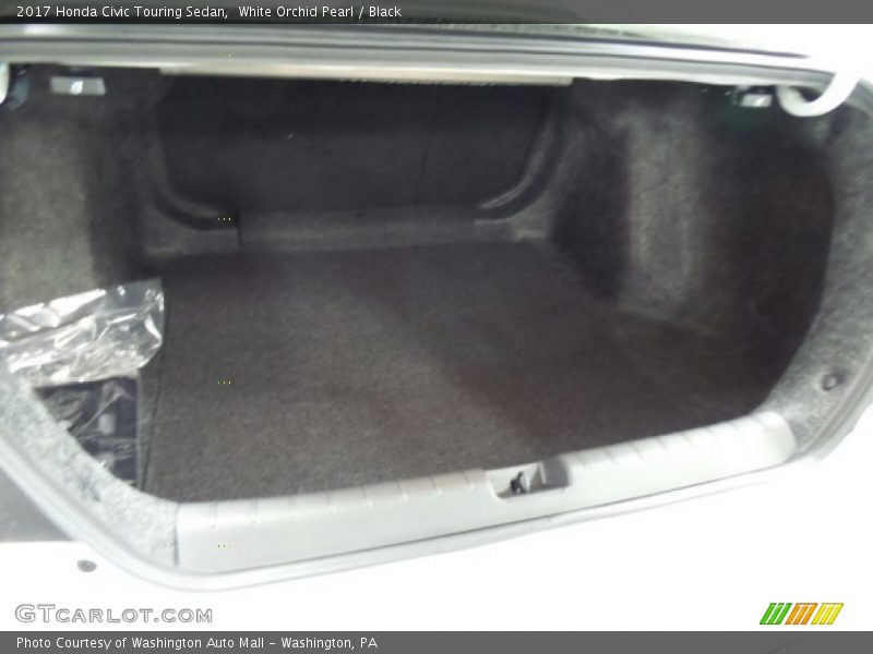 White Orchid Pearl / Black 2017 Honda Civic Touring Sedan