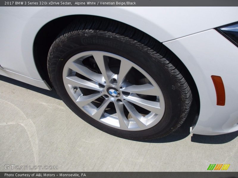 Alpine White / Venetian Beige/Black 2017 BMW 3 Series 320i xDrive Sedan