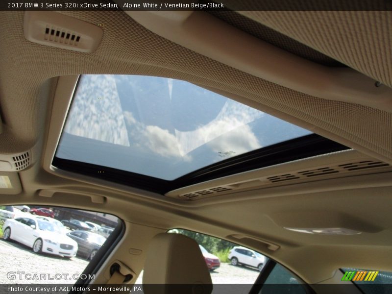 Alpine White / Venetian Beige/Black 2017 BMW 3 Series 320i xDrive Sedan