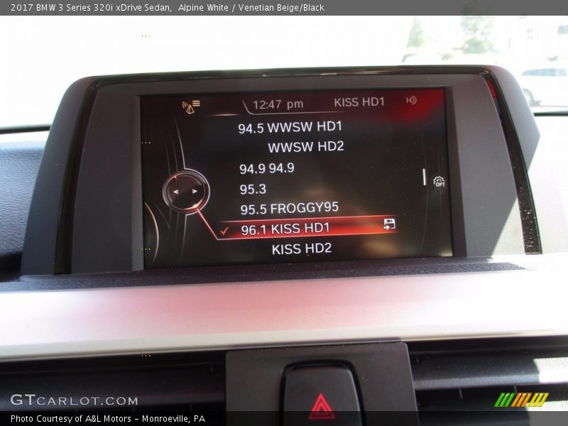 Alpine White / Venetian Beige/Black 2017 BMW 3 Series 320i xDrive Sedan