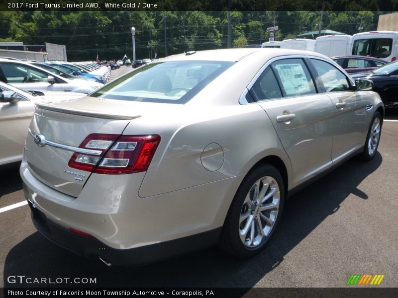 White Gold / Dune 2017 Ford Taurus Limited AWD