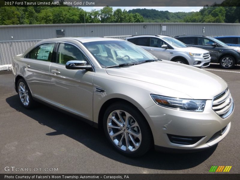 White Gold / Dune 2017 Ford Taurus Limited AWD
