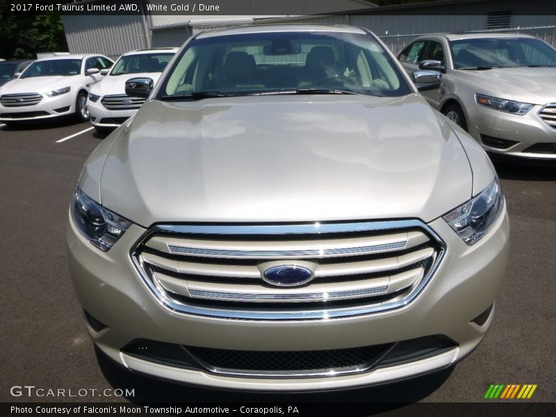 White Gold / Dune 2017 Ford Taurus Limited AWD