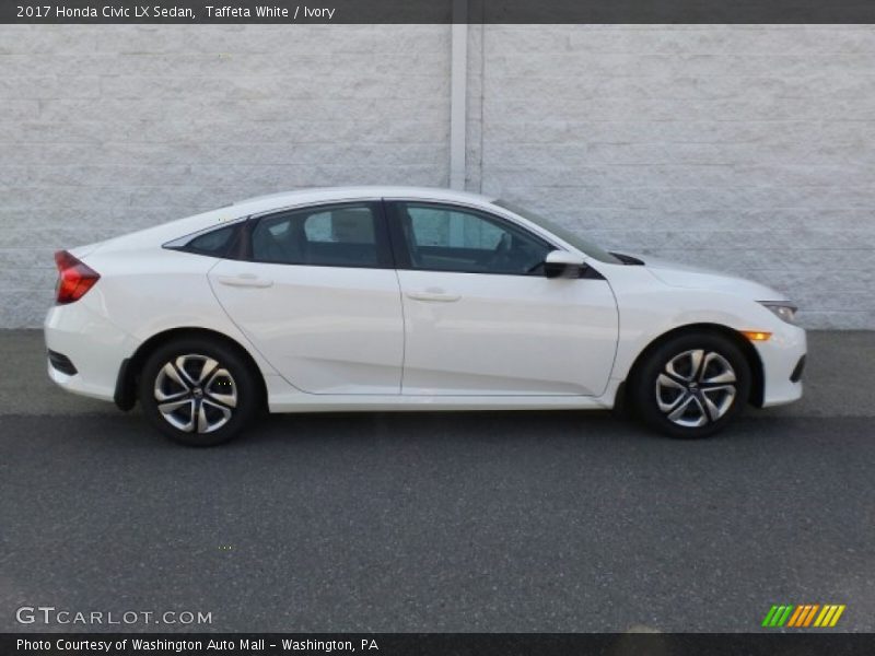 Taffeta White / Ivory 2017 Honda Civic LX Sedan