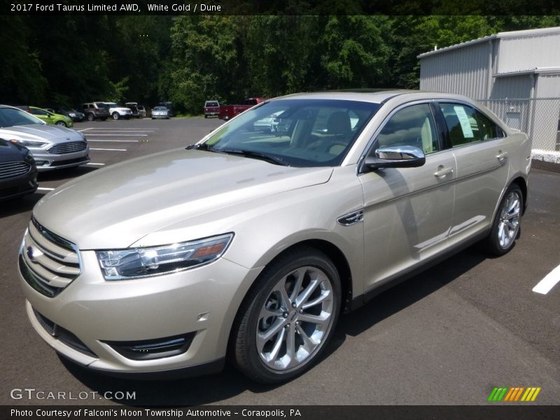 White Gold / Dune 2017 Ford Taurus Limited AWD
