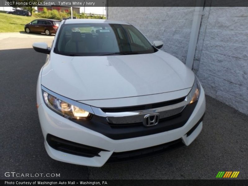 Taffeta White / Ivory 2017 Honda Civic LX Sedan