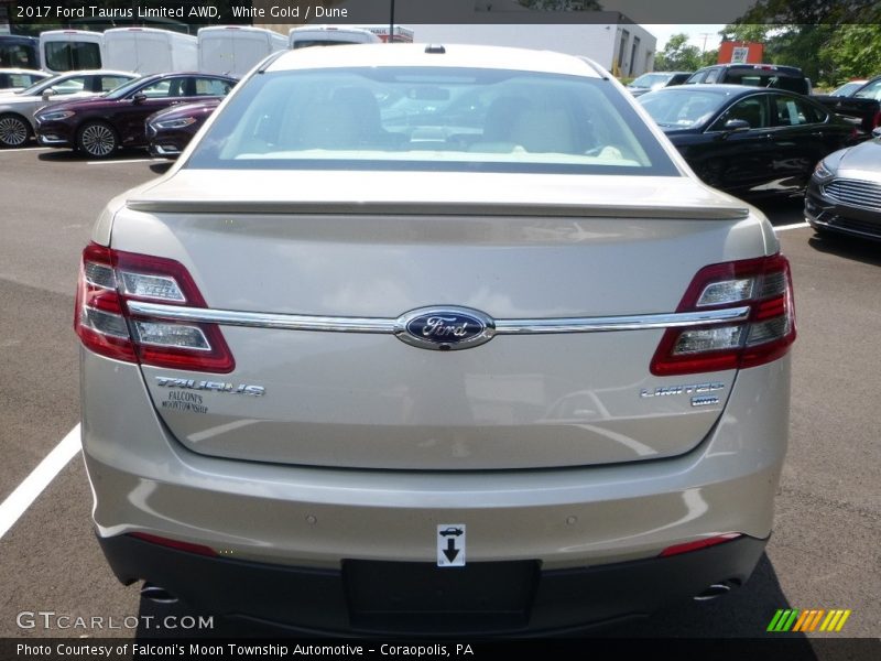 White Gold / Dune 2017 Ford Taurus Limited AWD