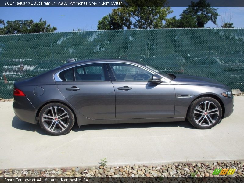 Ammonite Grey / Light Oyster 2017 Jaguar XE 35t Premium AWD