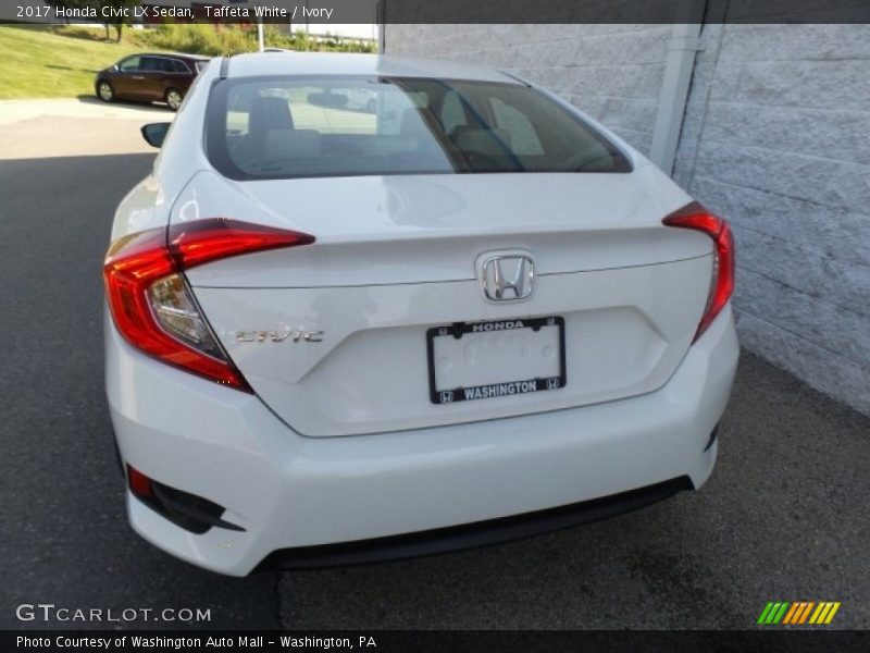 Taffeta White / Ivory 2017 Honda Civic LX Sedan