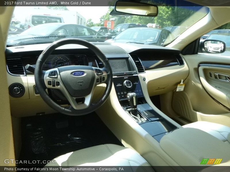 White Gold / Dune 2017 Ford Taurus Limited AWD