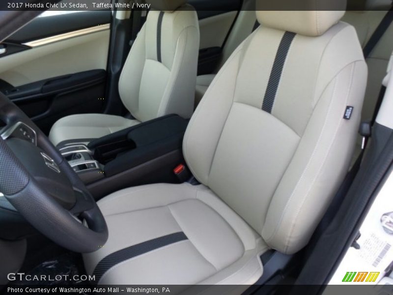 Taffeta White / Ivory 2017 Honda Civic LX Sedan