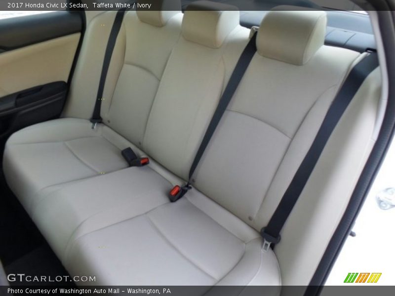 Taffeta White / Ivory 2017 Honda Civic LX Sedan
