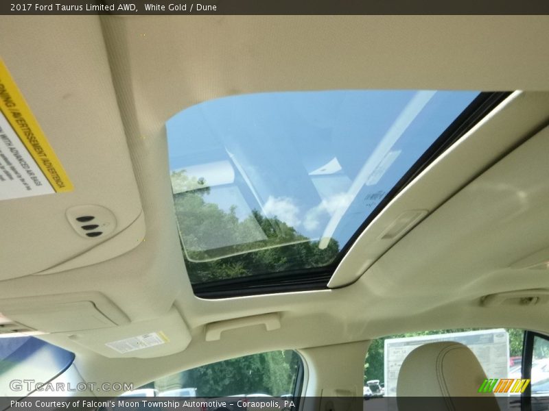 White Gold / Dune 2017 Ford Taurus Limited AWD