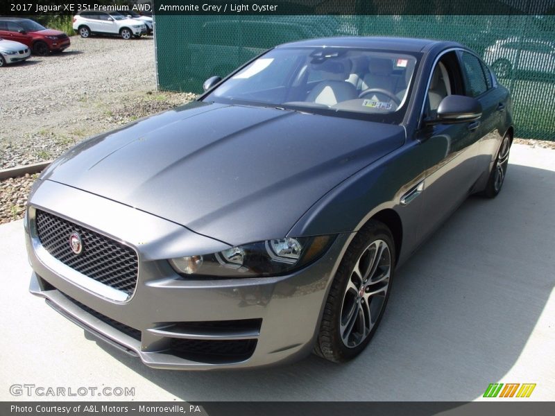 Ammonite Grey / Light Oyster 2017 Jaguar XE 35t Premium AWD