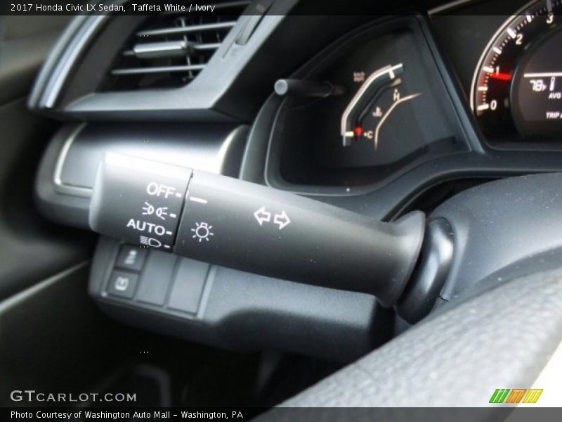 Taffeta White / Ivory 2017 Honda Civic LX Sedan