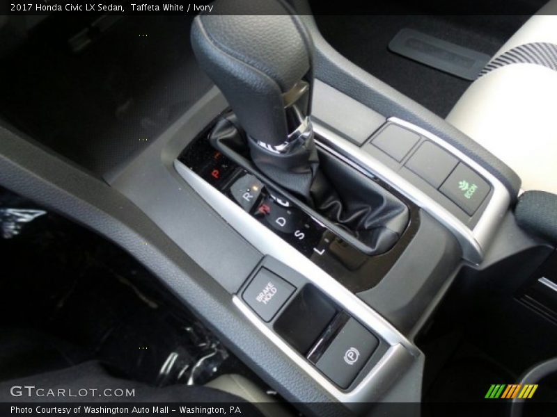 Taffeta White / Ivory 2017 Honda Civic LX Sedan