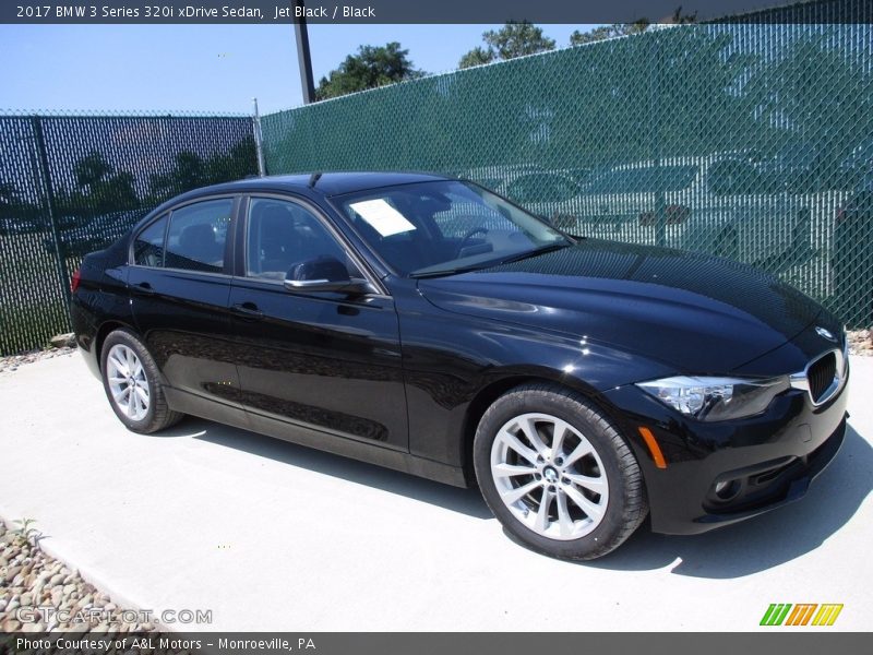 Jet Black / Black 2017 BMW 3 Series 320i xDrive Sedan