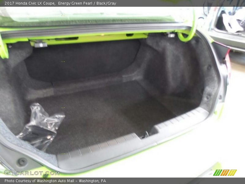 Energy Green Pearl / Black/Gray 2017 Honda Civic LX Coupe