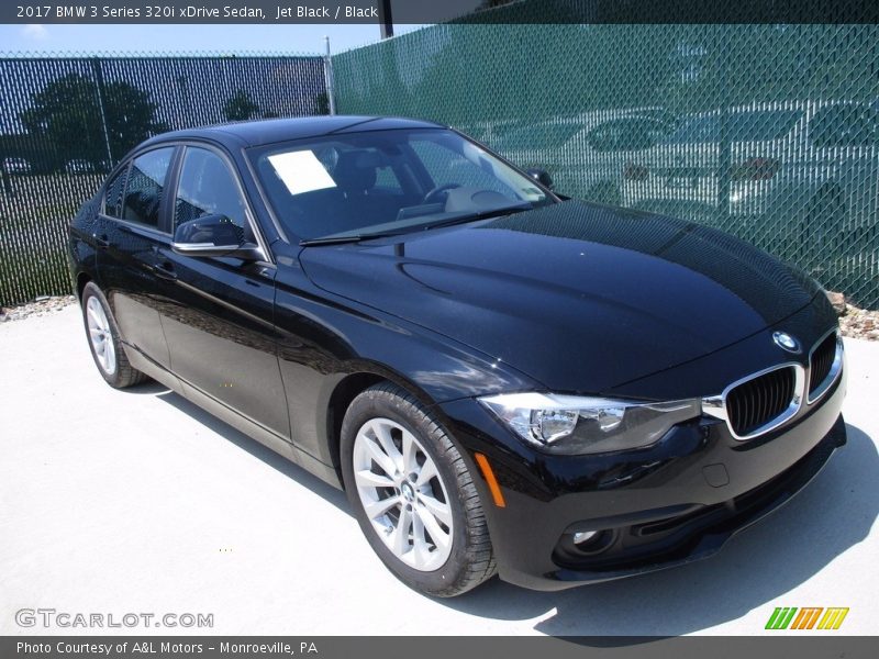 Jet Black / Black 2017 BMW 3 Series 320i xDrive Sedan