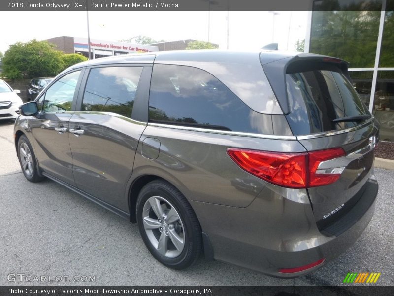 Pacific Pewter Metallic / Mocha 2018 Honda Odyssey EX-L