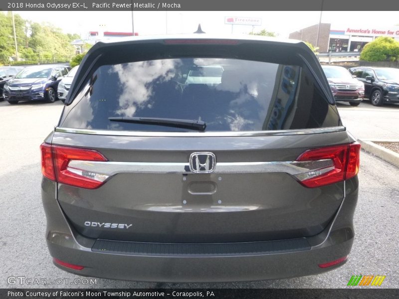 Pacific Pewter Metallic / Mocha 2018 Honda Odyssey EX-L
