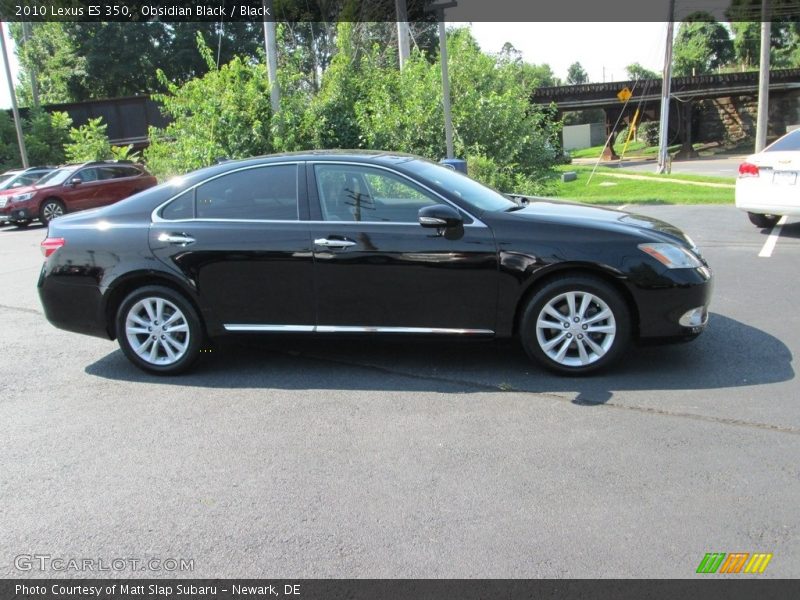 Obsidian Black / Black 2010 Lexus ES 350