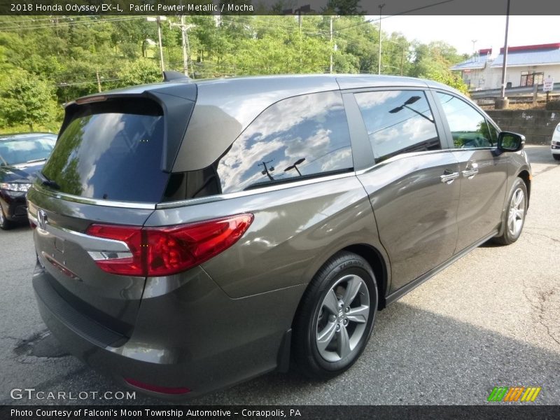 Pacific Pewter Metallic / Mocha 2018 Honda Odyssey EX-L