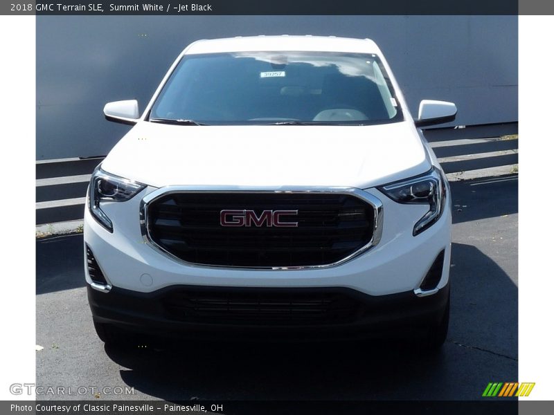 Summit White / ­Jet Black 2018 GMC Terrain SLE