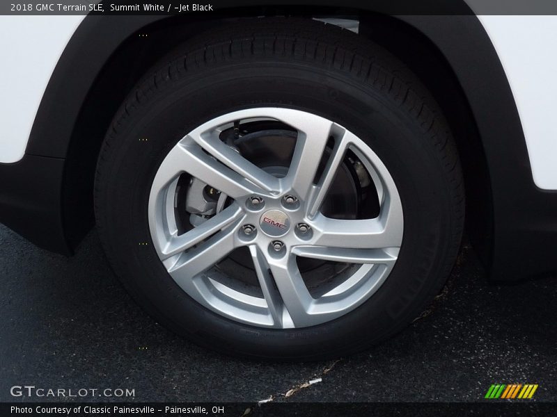 Summit White / ­Jet Black 2018 GMC Terrain SLE