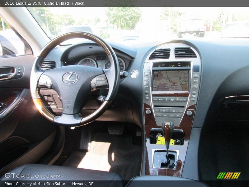 Obsidian Black / Black 2010 Lexus ES 350