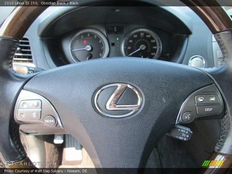 Obsidian Black / Black 2010 Lexus ES 350