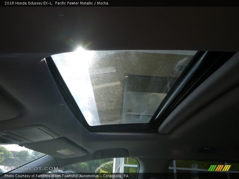 Pacific Pewter Metallic / Mocha 2018 Honda Odyssey EX-L