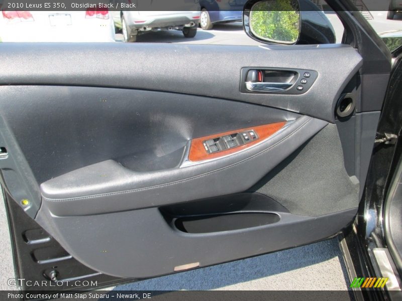 Obsidian Black / Black 2010 Lexus ES 350