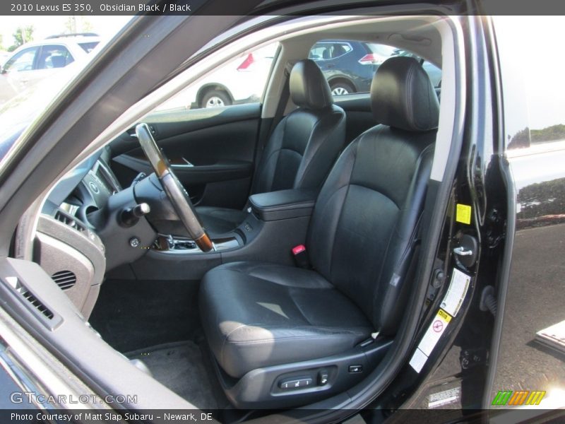 Obsidian Black / Black 2010 Lexus ES 350
