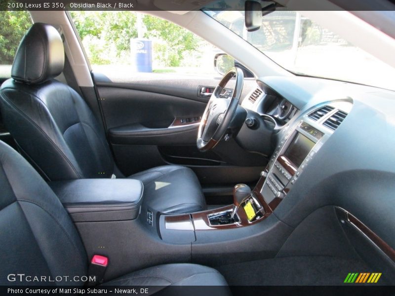 Obsidian Black / Black 2010 Lexus ES 350