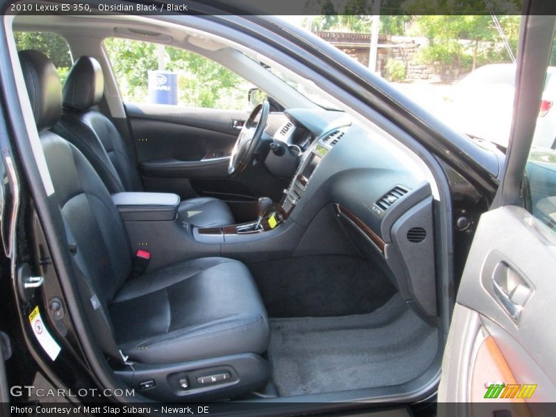 Obsidian Black / Black 2010 Lexus ES 350