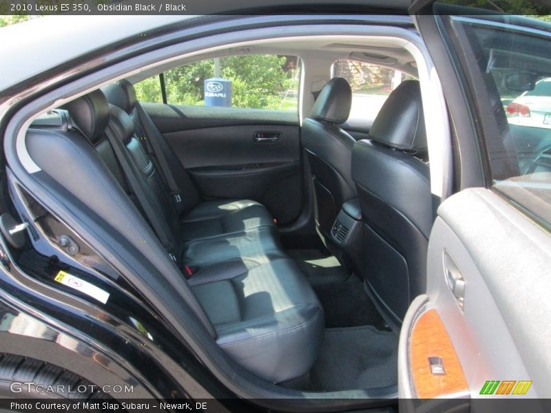 Obsidian Black / Black 2010 Lexus ES 350