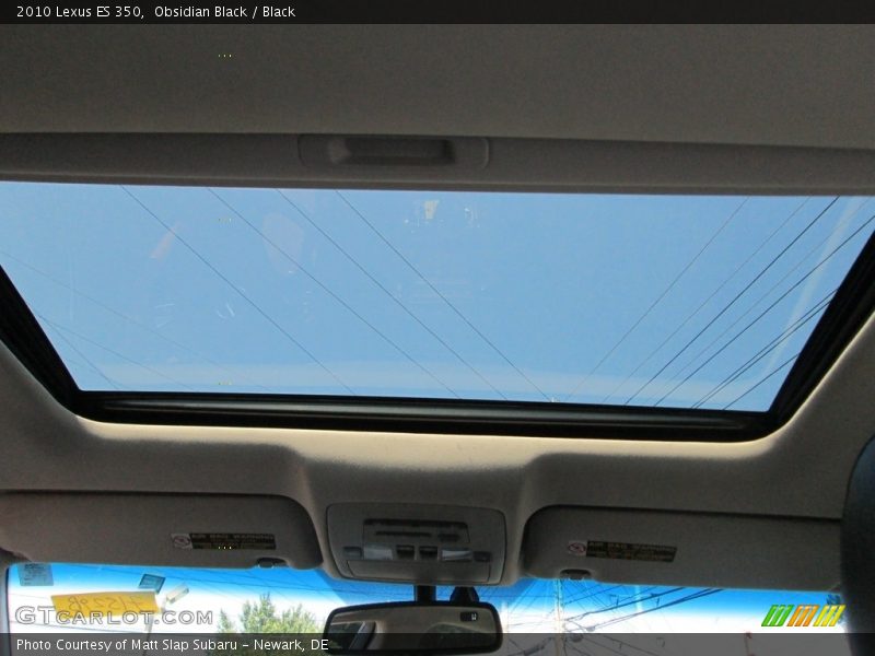 Obsidian Black / Black 2010 Lexus ES 350