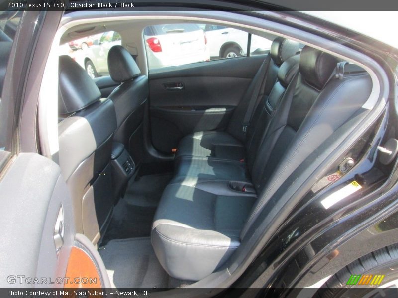 Obsidian Black / Black 2010 Lexus ES 350