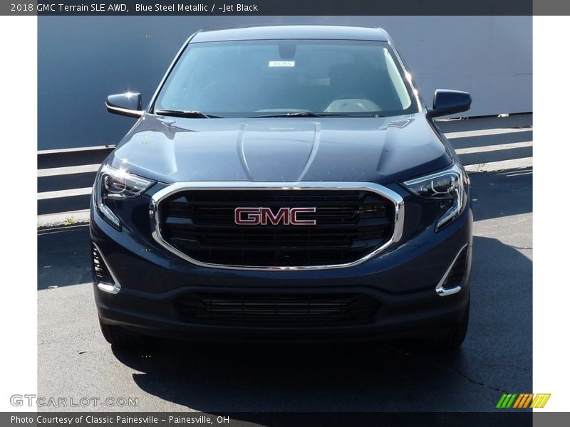 Blue Steel Metallic / ­Jet Black 2018 GMC Terrain SLE AWD