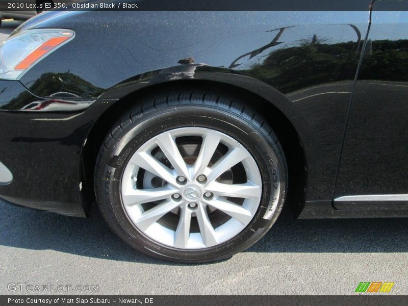 Obsidian Black / Black 2010 Lexus ES 350