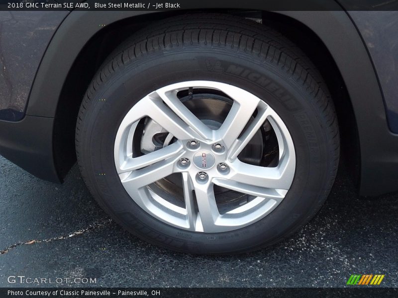 Blue Steel Metallic / ­Jet Black 2018 GMC Terrain SLE AWD